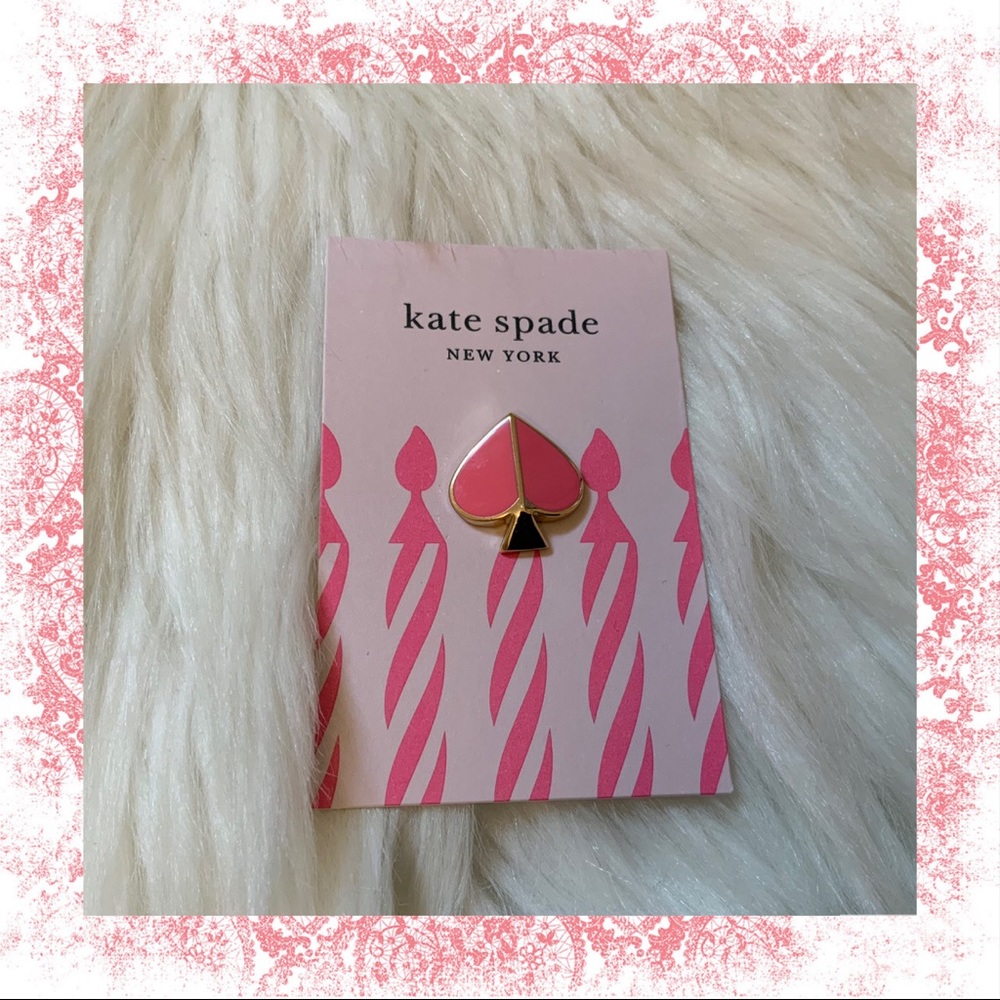 Kate Spade Enamel Pin - New on Card